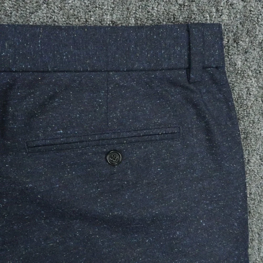 Banana Republic Pants Mens 36x34 Blue Emerson Nova Fides Straight Wool Fleck